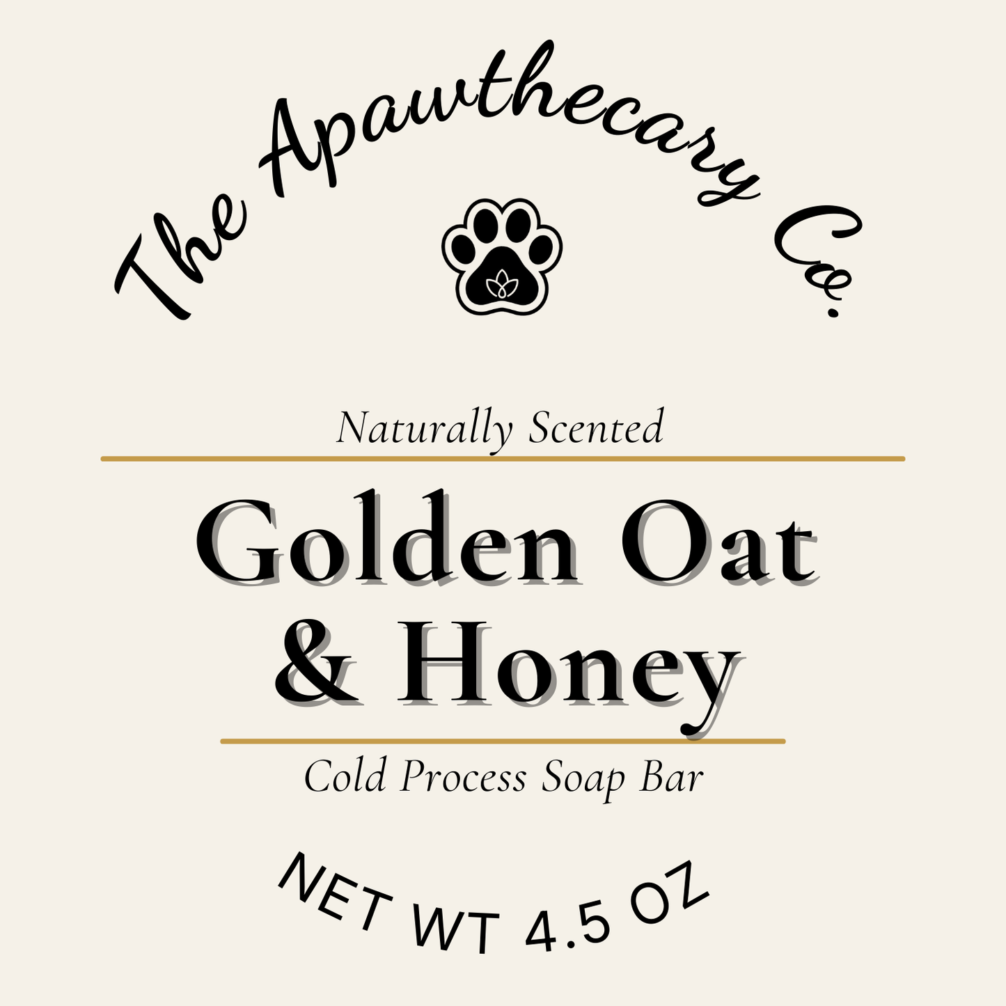 Golden Oat & Honey Label