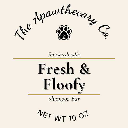 Fresh and floofy label