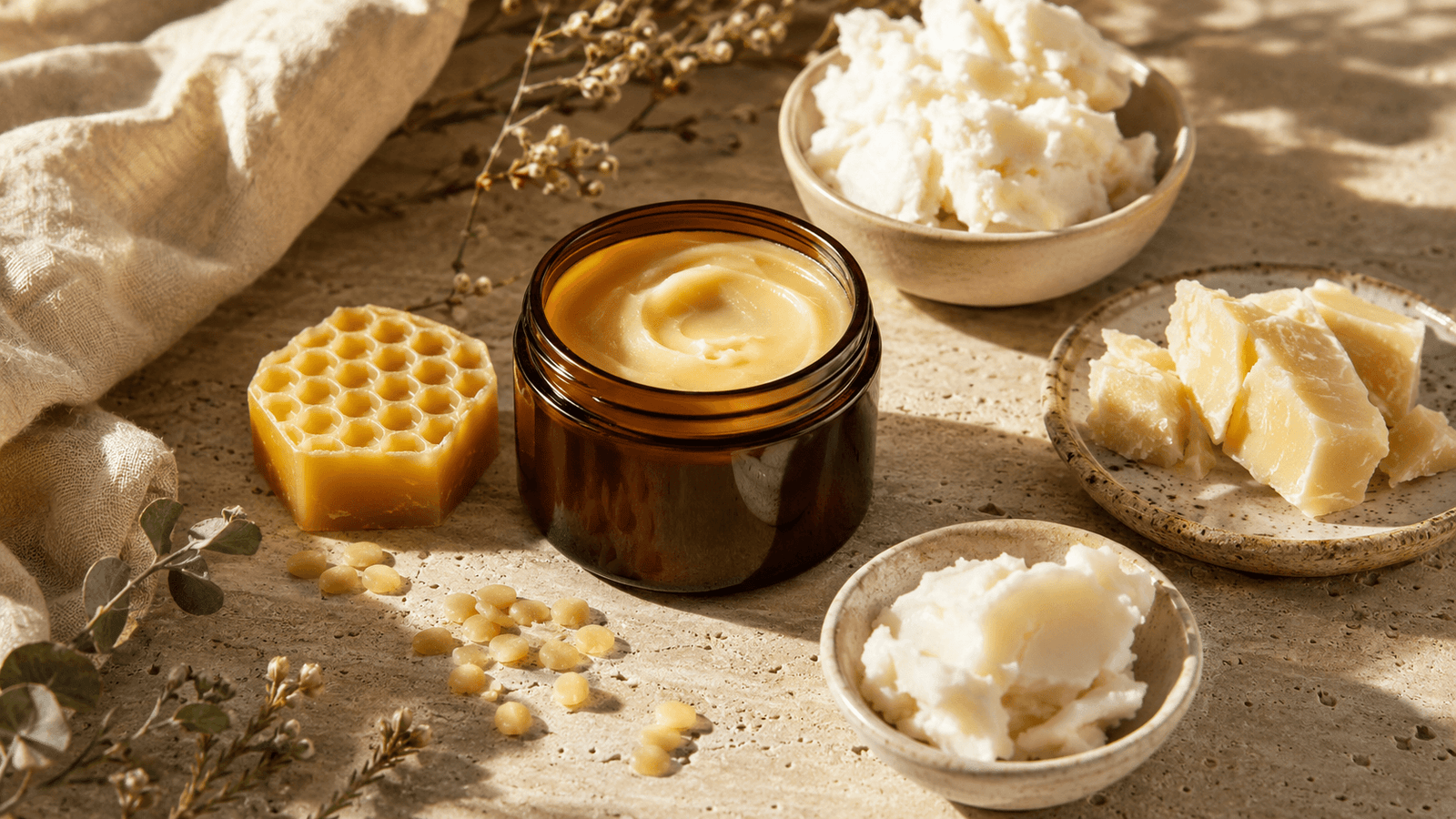 beeswax, balms, butters