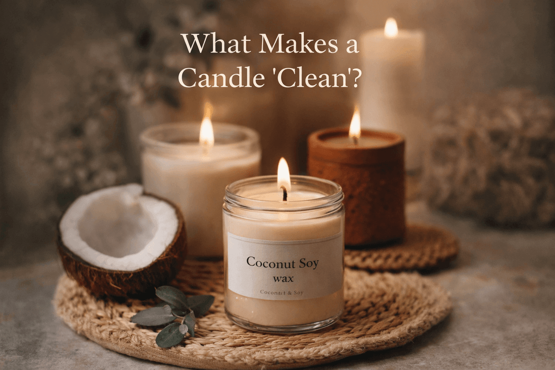 What makes a candle clean