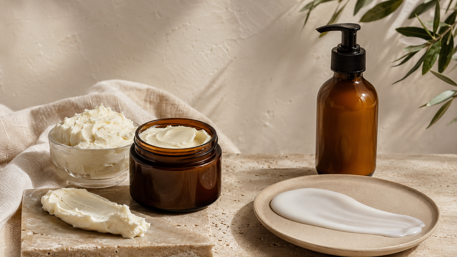 Body butter and lotion bottle