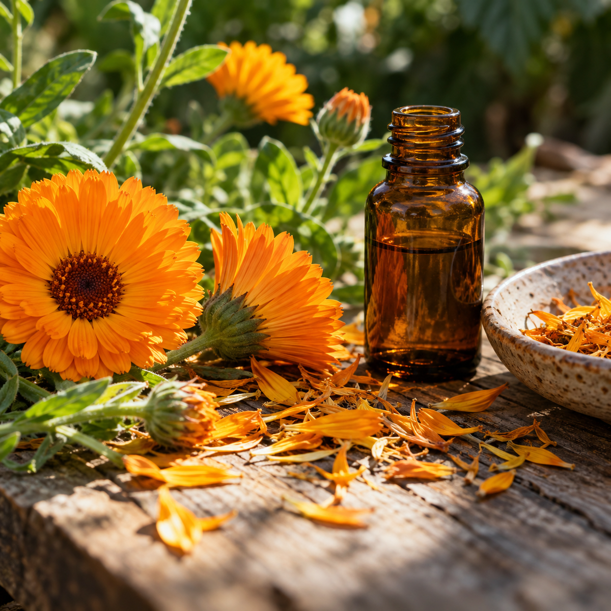 Calendula in Skincare: Why This Golden Flower Earns Its Place — editorial photograph