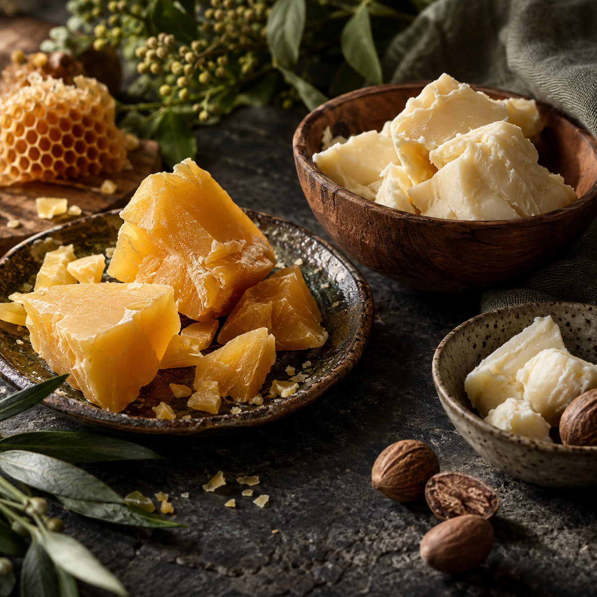 Beeswax and Plant Butters: Why These Ingredients Work So Well Together — editorial photograph