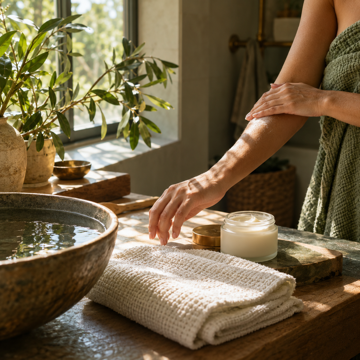 How to Repair Your Skin Barrier After Summer — editorial photograph