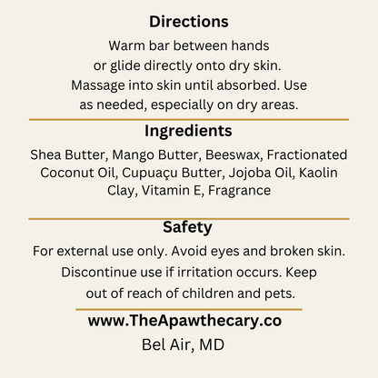 Soft Af Travel Bar Back Label