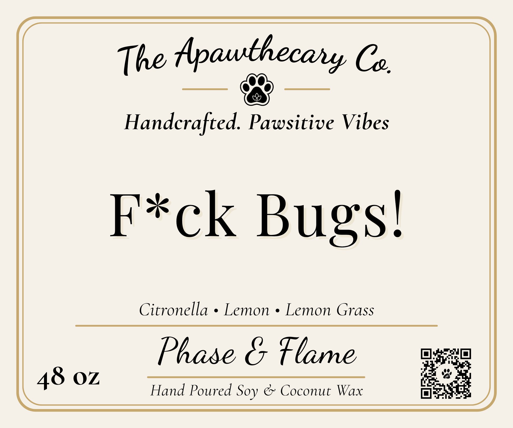 F*ck Bugs Label