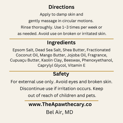 Feelin Salty Back label