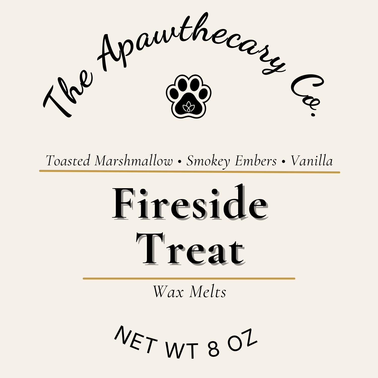 Fireside Treat Label
