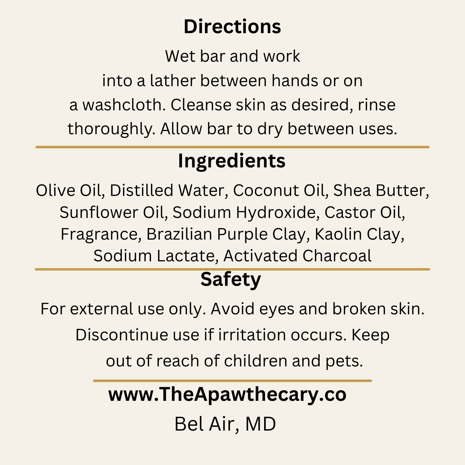 Stormy Nights Back Label