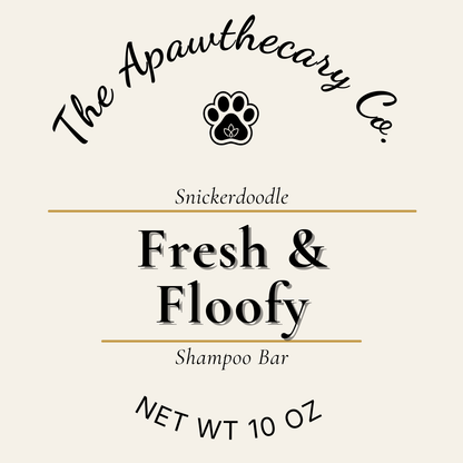 Fresh and floofy label