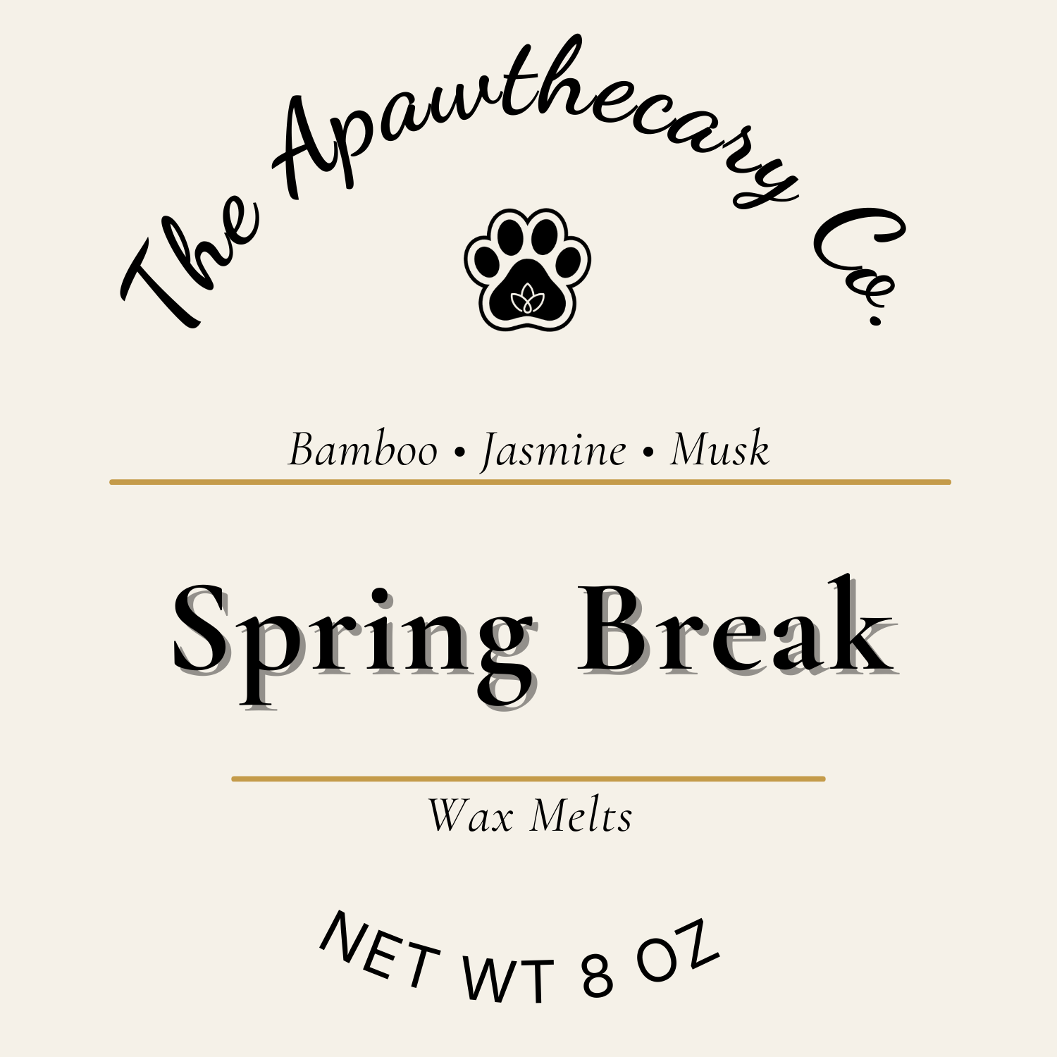 Spring Break label
