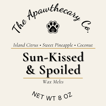 Sun Kissed and Spoiled label