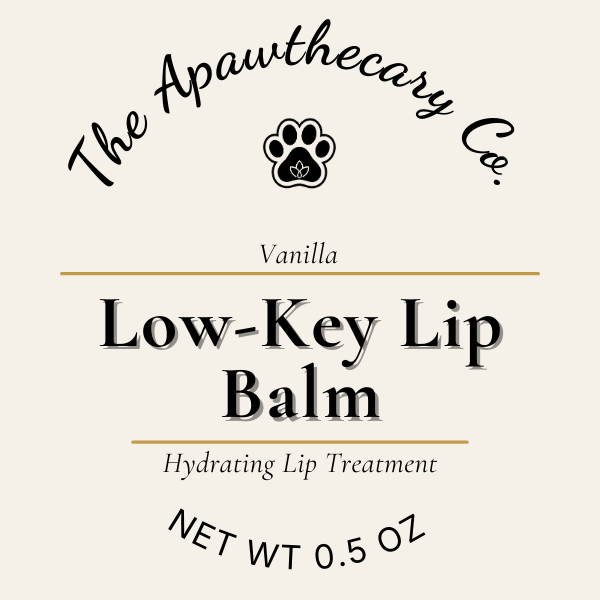 Low-Key Lip Balm Label