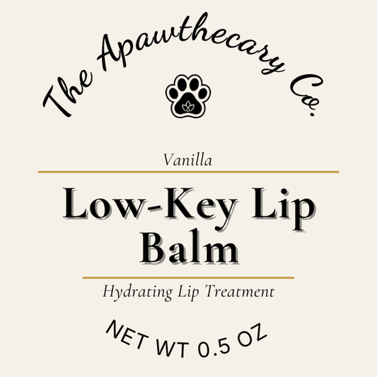 Low-Key Lip Balm Label