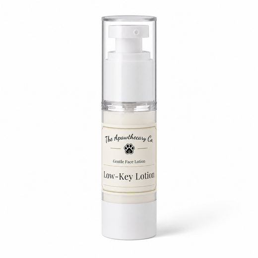Low-Key Lotion fragrance-free moisturizer in a 2.7 oz airless pump on a white background.