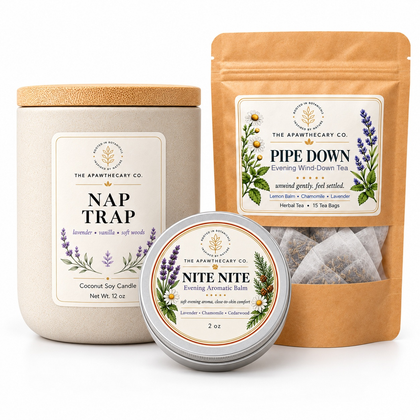 Nap Trap – Evening Wind-Down Trio. Included products shown.