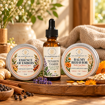The Long Day Reset – Massage & Body Care Trio — lifestyle scene 1. Actual included products shown.