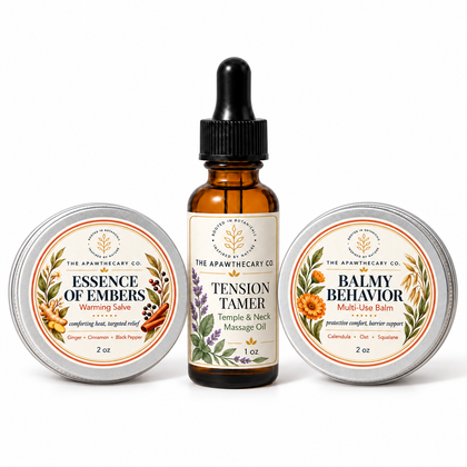The Long Day Reset – Massage & Body Care Trio. Included products shown.