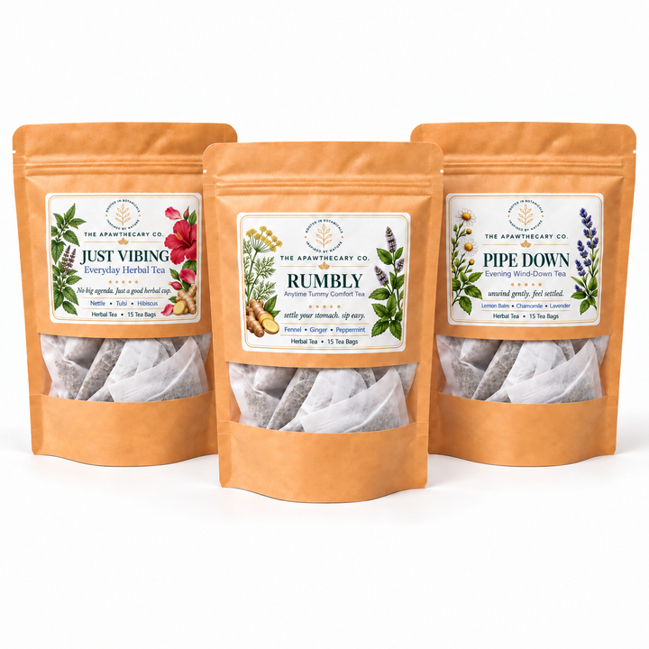 Tea Discovery Trio – Three Herbal Blends. Included products shown.