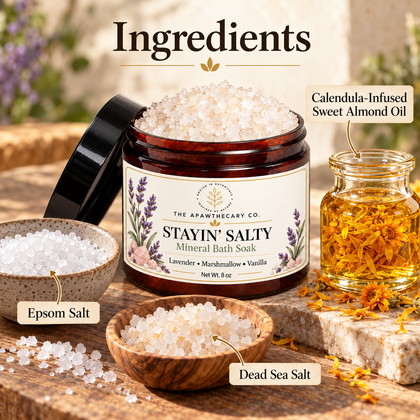 Stayin’ Salty – Mineral Bath Salt Soak — ingredient study