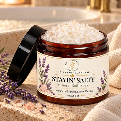 Stayin’ Salty – Mineral Bath Salt Soak — luxury product scene