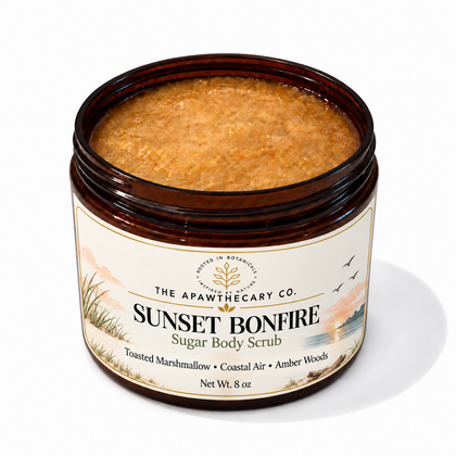 Sunset Bonfire – Sugar Body Scrub — individual included product in Polished & Plush – Body Scrub & Butter Duo.