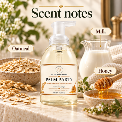 Palm Party – Oatmeal, Milk & Honey Foaming Hand Wash — ingredient or contents study