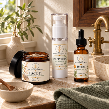 Face It – Mask, Moisturizer & Skin Oil Routine — product detail and lifestyle
