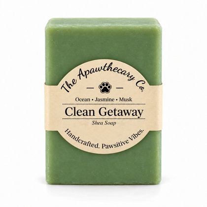 Clean Getaway – Ocean, Jasmine & Musk Shea Soap — individual product included in selected bundles