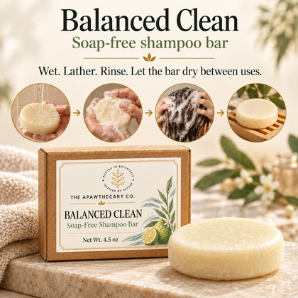 Balanced Clean – Daily Shampoo Bar — use and care guide
