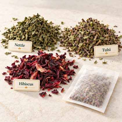 Just Vibing – Everyday Herbal Tea — ingredients or scent notes as shown