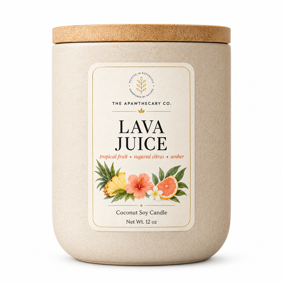 Lava Juice candle main product image on white background