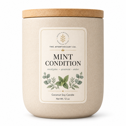 Mint Condition 12 oz ceramic candle