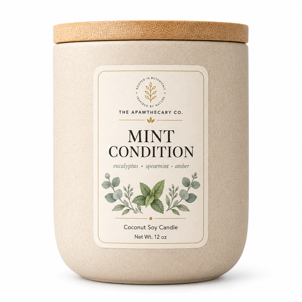 Mint Condition 12 oz ceramic candle