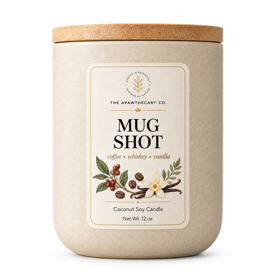Mug Shot candle main product image on white background