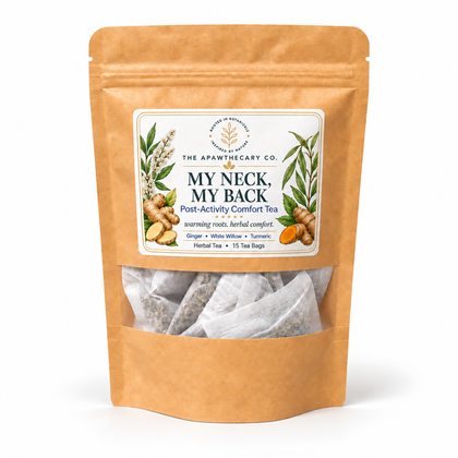 My Neck, My Back Post-Activity Comfort Tea, 15 tea bags.
