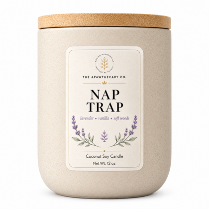 Nap Trap candle main product image on white background