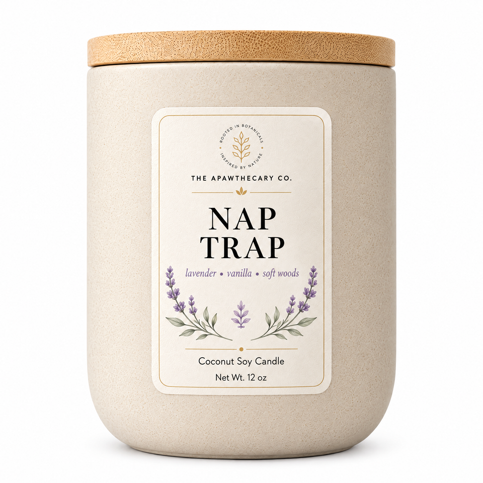 Nap Trap candle main product image on white background