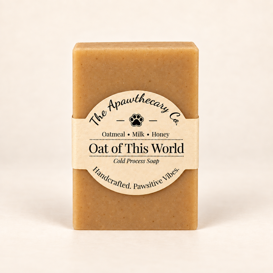 Oat of This World cold process soap with oatmeal, milk and honey scent