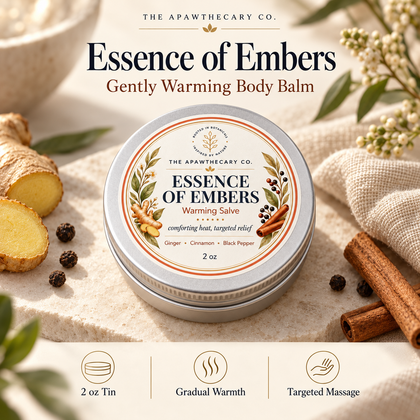 Essence of Embers — Gently Warming Body Balm; product showcase
