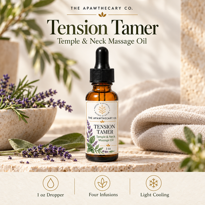 Tension Tamer — Temple & Neck Massage Oil; product showcase