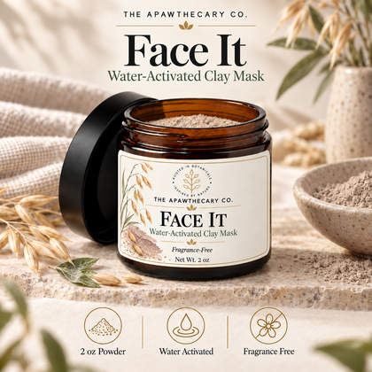 Face It — Water-Activated Clay Mask; product showcase