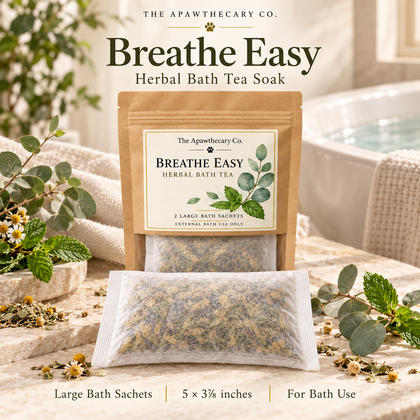 Breathe Easy — Herbal Bath Tea Soak; product showcase
