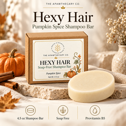 Hexy Hair — Pumpkin Spice Shampoo Bar; product showcase