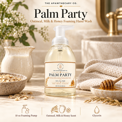 Palm Party — Oatmeal, Milk & Honey Foaming Hand Wash; product showcase