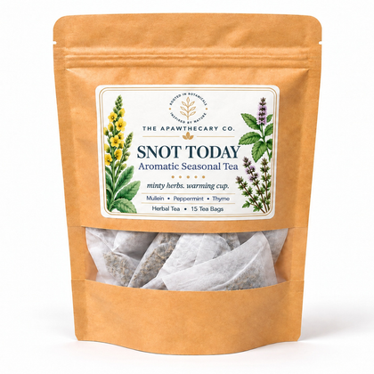 Snot Today Aromatic Seasonal Tea, 15 tea bags.