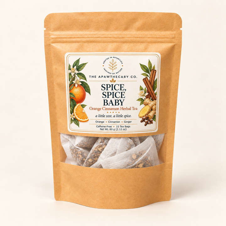 Spice, Spice Baby orange cinnamon herbal tea pouch concept, 15 tea bags, 60 g