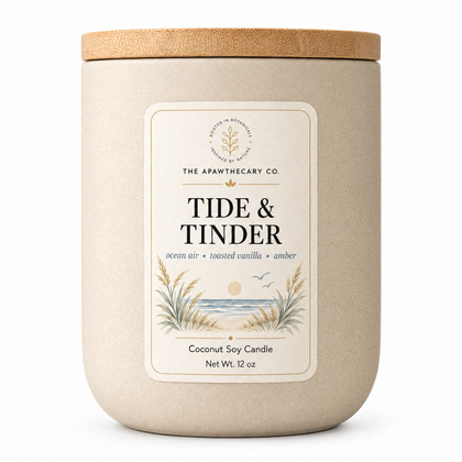 Tide & Tinder candle main product image on white background