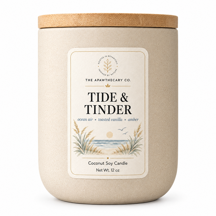 Tide & Tinder candle main product image on white background